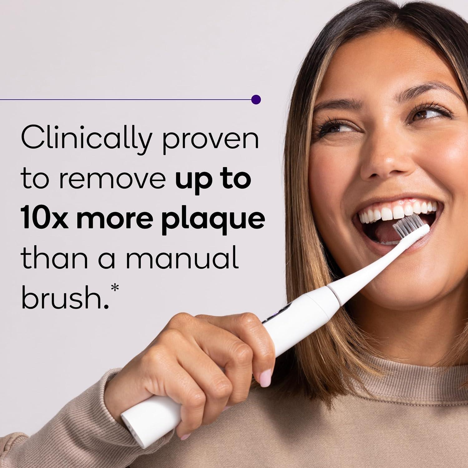 image:imageBurst Pro Sonic Advanced Electric Toothbrush for Adults Rose Gold Soft Bristles 33000 Vibrations LongLasting Battery and Multiple Brushing ModesRose Gold