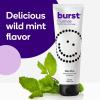 BURST Charcoal Whitening Toothpaste for Adults (4.7oz) | for Sensitive Teeth with Cavity Fighting Fluoride & Xylitol |Vegan | Gluten & SLS Free | Coconut Salt(Wild Mint 2 Pack)