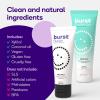 BURST Charcoal Whitening Toothpaste for Adults (4.7oz) | for Sensitive Teeth with Cavity Fighting Fluoride & Xylitol |Vegan | Gluten & SLS Free | Coconut Salt(Fluoride-Free: Wild Mint 2 Pack)