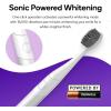 Burst Nova Toothbrush (2 Pack/Blue & Green) | Sonic Powered Teeth Whitening | Super-Soft Bristles | 18000 VPM | 2 Minute Timer | Aluminum Handle | Replaceable Brush Head | Compact Size | AAA Battery(Orange)