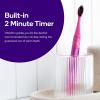 Burst Nova Toothbrush (2 Pack/Blue & Green) | Sonic Powered Teeth Whitening | Super-Soft Bristles | 18000 VPM | 2 Minute Timer | Aluminum Handle | Replaceable Brush Head | Compact Size | AAA Battery(Pink & Blue)