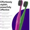 Burst Nova Toothbrush (2 Pack/Blue & Green) | Sonic Powered Teeth Whitening | Super-Soft Bristles | 18000 VPM | 2 Minute Timer | Aluminum Handle | Replaceable Brush Head | Compact Size | AAA Battery(Pink & Green)