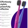 Burst Nova Toothbrush (2 Pack/Blue & Green) | Sonic Powered Teeth Whitening | Super-Soft Bristles | 18000 VPM | 2 Minute Timer | Aluminum Handle | Replaceable Brush Head | Compact Size | AAA Battery(Pink & Blue)