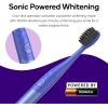 Burst Nova Toothbrush (2 Pack/Blue & Green) | Sonic Powered Teeth Whitening | Super-Soft Bristles | 18000 VPM | 2 Minute Timer | Aluminum Handle | Replaceable Brush Head | Compact Size | AAA Battery(Blue & Green)