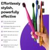 Burst Nova Toothbrush (2 Pack/Blue & Green) | Sonic Powered Teeth Whitening | Super-Soft Bristles | 18000 VPM | 2 Minute Timer | Aluminum Handle | Replaceable Brush Head | Compact Size | AAA Battery(Orange)