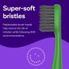 Burst Nova Toothbrush (2 Pack/Blue & Green) | Sonic Powered Teeth Whitening | Super-Soft Bristles | 18000 VPM | 2 Minute Timer | Aluminum Handle | Replaceable Brush Head | Compact Size | AAA Battery(Pink & Green)
