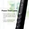 Burst Original Sonic Electric Toothbrush for Adults (Black) | Rechargeable Electric Sonic Toothbrush | Soft Bristle Deep Clean Stain & Plaque Removal | 3 Modes: Teeth Whitening, Sensitive & Massage(Black)