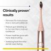 Burst Original Sonic Electric Toothbrush for Adults (Black) | Rechargeable Electric Sonic Toothbrush | Soft Bristle Deep Clean Stain & Plaque Removal | 3 Modes: Teeth Whitening, Sensitive & Massage(Rose Gold)