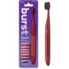 Burst Nova Toothbrush (2 Pack/Blue & Green) | Sonic Powered Teeth Whitening | Super-Soft Bristles | 18000 VPM | 2 Minute Timer | Aluminum Handle | Replaceable Brush Head | Compact Size | AAA Battery(Red)
