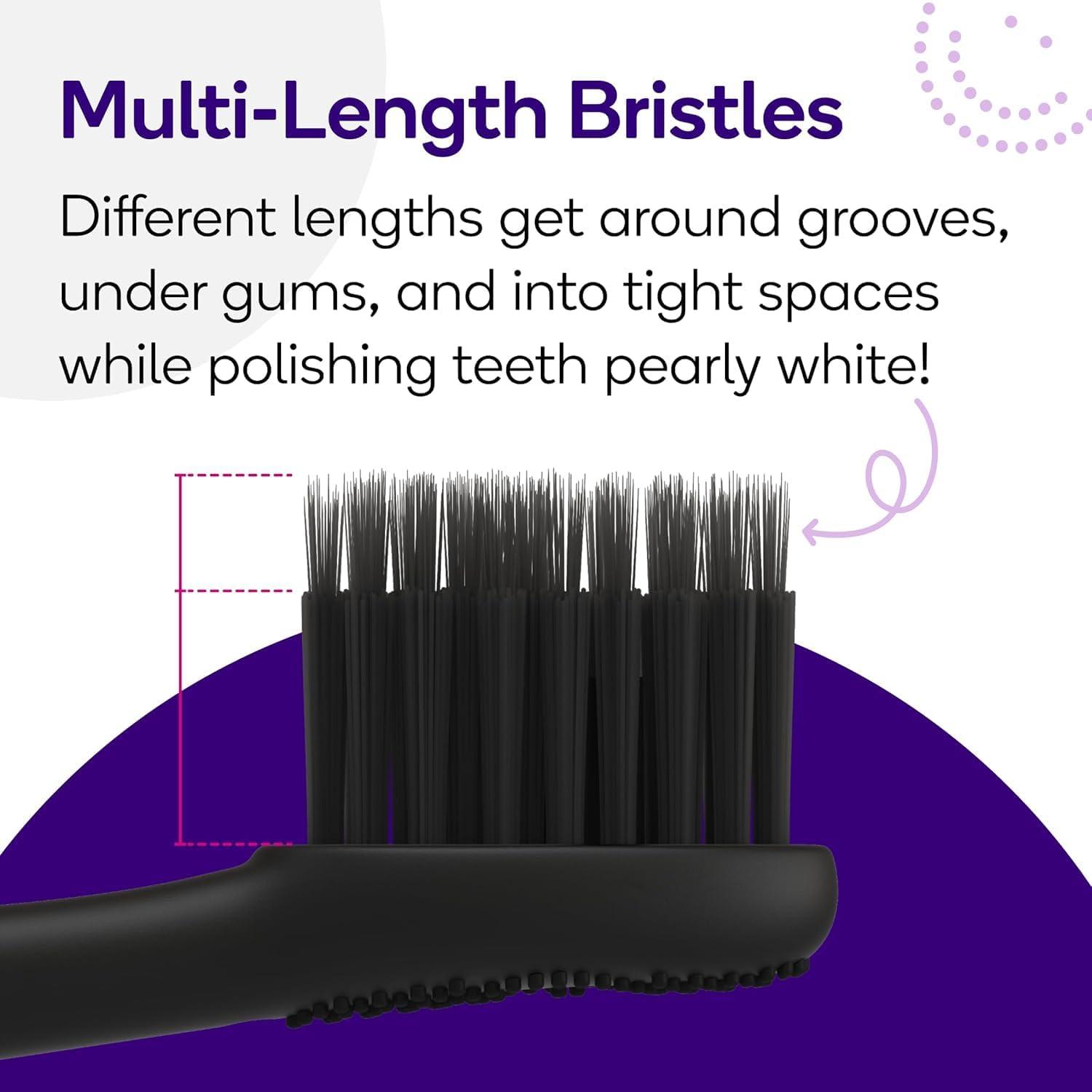 image:imageBURST Genuine Replacement Heads for Original Sonic Electric Toothbrush White3 Pack Ultra Soft Bristles for a Deep Clean Stain amp Plaque RemovalBlack