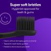 BURST Genuine Replacement Heads for Original Sonic Electric Toothbrush (White/3 Pack) | Ultra Soft Bristles for a Deep Clean | Stain & Plaque Removal(Black)