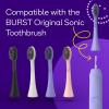 BURST Genuine Replacement Heads for Original Sonic Electric Toothbrush (White/3 Pack) | Ultra Soft Bristles for a Deep Clean | Stain & Plaque Removal(Lavender)
