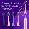 BURST Genuine Replacement Heads for Original Sonic Electric Toothbrush (White/3 Pack) | Ultra Soft Bristles for a Deep Clean | Stain & Plaque Removal(Rose Gold)