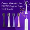 BURST Genuine Replacement Heads for Original Sonic Electric Toothbrush (White/3 Pack) | Ultra Soft Bristles for a Deep Clean | Stain & Plaque Removal(White)