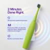 Burst Kids & Toddlers Electric Toothbrush (Pink) | Soft Bristles | Two Minute Timer | Rechargeable Battery | Easy-Grip Silicone Handle | 2 Modes for Healthy Smiles | Ages 3+(Green)
