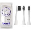 BURST Genuine Replacement Heads for Original Sonic Electric Toothbrush (White/3 Pack) | Ultra Soft Bristles for a Deep Clean | Stain & Plaque Removal(White)