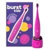Burst Kids & Toddlers Electric Toothbrush (Pink) | Soft Bristles | Two Minute Timer | Rechargeable Battery | Easy-Grip Silicone Handle | 2 Modes for Healthy Smiles | Ages 3+(Pink)
