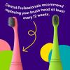 BURST Genuine Replacement Heads for Kids Electric Toothbrush (Green/3 Pack) | Perfect Fit | Ultra Soft Bristles | 9 Months of Supply(Green)