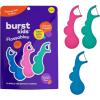 BURST Kids Flossers (90 Count/1 Pack) | Strawberry Aroma | Toddler Dental Flossable Picks with Ergonomic Design | No-Slip Grip | Smiley Face and Fun Colors(90 Count (Pack of 1))