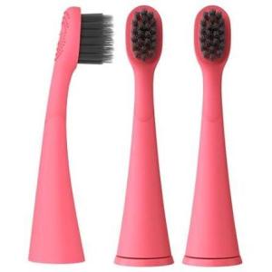BURST Genuine Replacement Heads for Kids Electric Toothbrush (Green/3 Pack) | Perfect Fit | Ultra Soft Bristles | 9 Months of Supply(Cocomelon Pink)