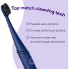 Burst Curve Sonic Electric Toothbrush for Adults (Cobalt Blue) | Slim Travel Brush with Cover | Ultra Soft Bristles | Up to 2 Month Rechargeable Battery | Two Modes & Timer(Cobalt Blue)