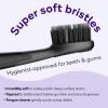 Burst Curve Sonic Electric Toothbrush for Adults (Cobalt Blue) | Slim Travel Brush with Cover | Ultra Soft Bristles | Up to 2 Month Rechargeable Battery | Two Modes & Timer(Black)