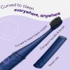 Burst Curve Sonic Electric Toothbrush for Adults (Cobalt Blue) | Slim Travel Brush with Cover | Ultra Soft Bristles | Up to 2 Month Rechargeable Battery | Two Modes & Timer(Cobalt Blue)