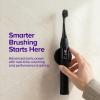 Burst Pro Sonic Advanced Electric Toothbrush for Adults (Black) | Soft Bristles | 33,000 Vibrations | Long-Lasting Battery and Multiple Brushing Modes(Black)