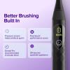 Burst Pro Sonic Advanced Electric Toothbrush for Adults (Black) | Soft Bristles | 33,000 Vibrations | Long-Lasting Battery and Multiple Brushing Modes(Black)