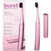 Burst Curve Sonic Electric Toothbrush for Adults (Cobalt Blue) | Slim Travel Brush with Cover | Ultra Soft Bristles | Up to 2 Month Rechargeable Battery | Two Modes & Timer(Blush Pink)