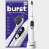 Burst Pro Sonic Advanced Electric Toothbrush for Adults (Black) | Soft Bristles | 33,000 Vibrations | Long-Lasting Battery and Multiple Brushing Modes(White)