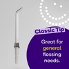 BURST Electric Water Flosser Replacement Tips (Classic/2 Pack) | for Fresh Breath & Healthy Gums | Plaque Removal Between Teeth, Braces & Dental Work(Combo)