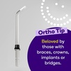 BURST Electric Water Flosser Replacement Tips (Classic/2 Pack) | for Fresh Breath & Healthy Gums | Plaque Removal Between Teeth, Braces & Dental Work(Ortho)