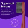 Burst Nova Toothbrush (2 Pack/Red & Orange) | Sonic Powered Teeth Whitening | Super-Soft Bristles | 18000 VPM | 2 Minute Timer | Aluminum Handle | Replaceable Brush Head | Compact Size | AAA Battery(Red & Orange)