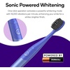 Burst Nova Toothbrush (2 Pack/Red & Orange) | Sonic Powered Teeth Whitening | Super-Soft Bristles | 18000 VPM | 2 Minute Timer | Aluminum Handle | Replaceable Brush Head | Compact Size | AAA Battery(Blue & Green)