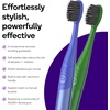 Burst Nova Toothbrush (2 Pack/Red & Orange) | Sonic Powered Teeth Whitening | Super-Soft Bristles | 18000 VPM | 2 Minute Timer | Aluminum Handle | Replaceable Brush Head | Compact Size | AAA Battery(Blue & Green)