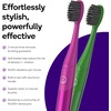 Burst Nova Toothbrush (2 Pack/Red & Orange) | Sonic Powered Teeth Whitening | Super-Soft Bristles | 18000 VPM | 2 Minute Timer | Aluminum Handle | Replaceable Brush Head | Compact Size | AAA Battery(Pink & Green)