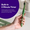 Burst Nova Toothbrush (2 Pack/Red & Orange) | Sonic Powered Teeth Whitening | Super-Soft Bristles | 18000 VPM | 2 Minute Timer | Aluminum Handle | Replaceable Brush Head | Compact Size | AAA Battery(Blue & Green)