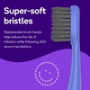 Burst Nova Toothbrush (2 Pack/Red & Orange) | Sonic Powered Teeth Whitening | Super-Soft Bristles | 18000 VPM | 2 Minute Timer | Aluminum Handle | Replaceable Brush Head | Compact Size | AAA Battery(Pink & Blue)