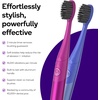 Burst Nova Toothbrush (2 Pack/Red & Orange) | Sonic Powered Teeth Whitening | Super-Soft Bristles | 18000 VPM | 2 Minute Timer | Aluminum Handle | Replaceable Brush Head | Compact Size | AAA Battery(Pink & Blue)
