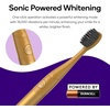 Burst Nova Toothbrush (2 Pack/Red & Orange) | Sonic Powered Teeth Whitening | Super-Soft Bristles | 18000 VPM | 2 Minute Timer | Aluminum Handle | Replaceable Brush Head | Compact Size | AAA Battery(Red & Orange)