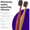 Burst Nova Toothbrush (2 Pack/Red & Orange) | Sonic Powered Teeth Whitening | Super-Soft Bristles | 18000 VPM | 2 Minute Timer | Aluminum Handle | Replaceable Brush Head | Compact Size | AAA Battery(Red & Orange)