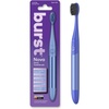 Burst Nova Toothbrush (2 Pack/Red & Orange) | Sonic Powered Teeth Whitening | Super-Soft Bristles | 18000 VPM | 2 Minute Timer | Aluminum Handle | Replaceable Brush Head | Compact Size | AAA Battery(Blue)