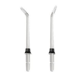 BURST Electric Water Flosser Replacement Tips (Classic/2 Pack) | for Fresh Breath & Healthy Gums | Plaque Removal Between Teeth, Braces & Dental Work(Ortho)