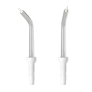 BURST Electric Water Flosser Replacement Tips (Classic/2 Pack) | for Fresh Breath & Healthy Gums | Plaque Removal Between Teeth, Braces & Dental Work(Perio)