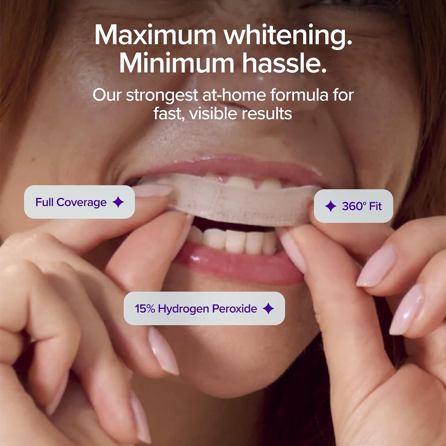 image:imageBURST Prefilled Teeth Whitening Trays 6 Trays3 Treatments 15 Hydrogen Peroxide for ProfessionalLevel Results Flexible 360 Teeth Whitening Gel Trays Aloe Coconut amp Xylitol Blend Teeth Trays