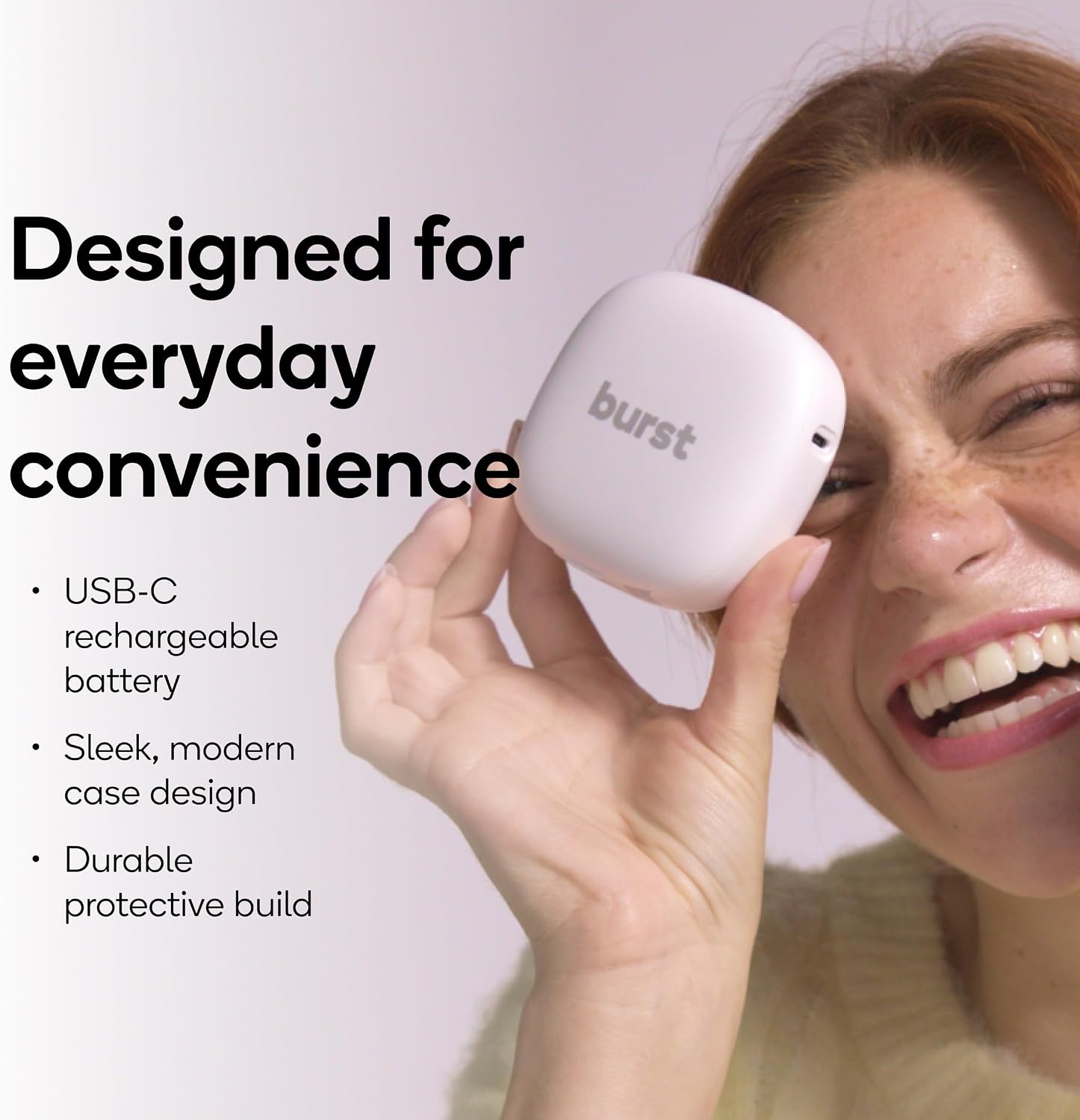 image:imageBURST UV Toothbrush Sanitizer White UVC Light Technology Dual Toothbrush Cleaner in 2 Minutes USBC Rechargeable Sleek Home amp Travel Design Toothbrush Sanitizer and Holder